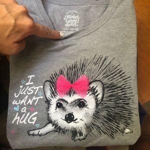 Long sleeve porcupine shirt